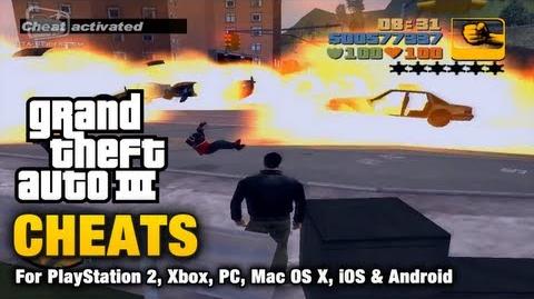 GTA III Cheats